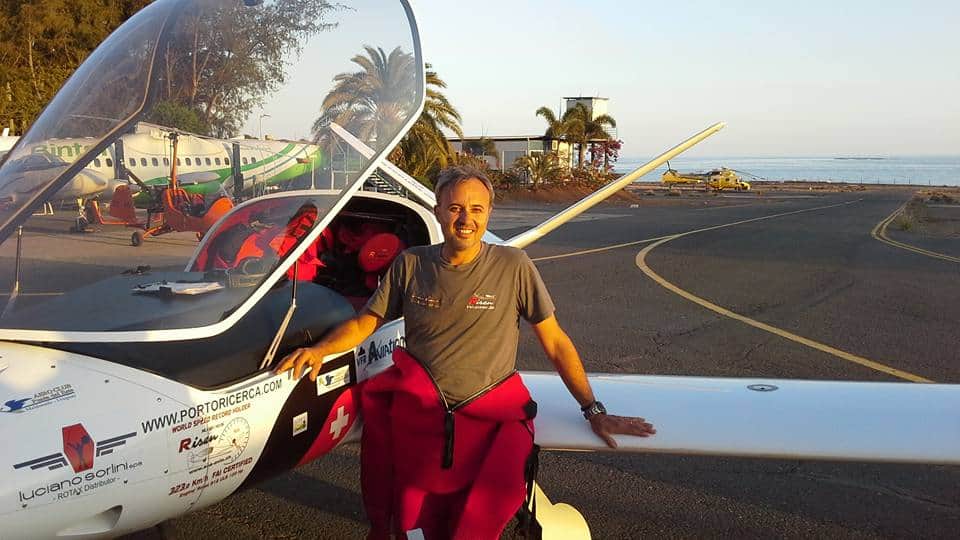 Traversata atlantica del Risen: Alberto Porto atterrato all’aeroporto di Natal a velocità record