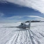 Cirrus: atterraggio di emergenza sulla neve